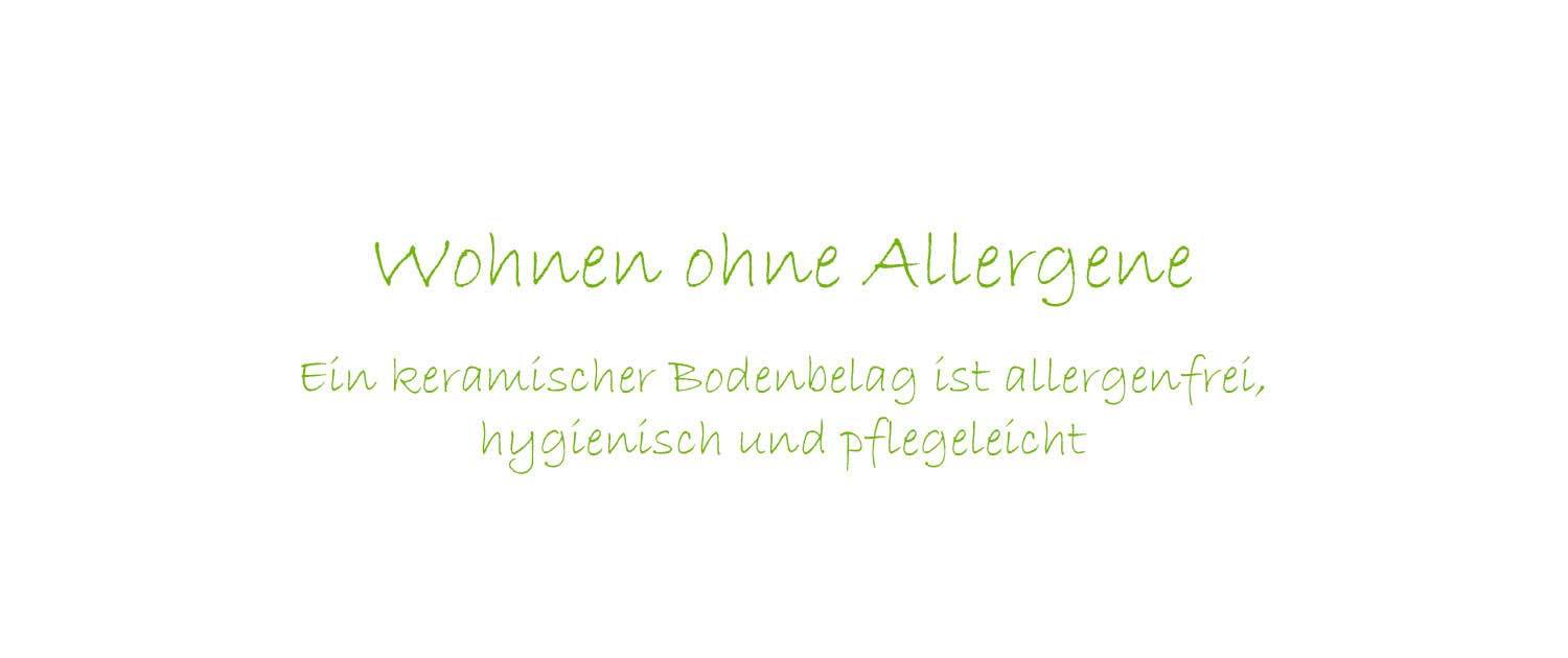 Slider auf der Webseite Wohnen ohne Allergene